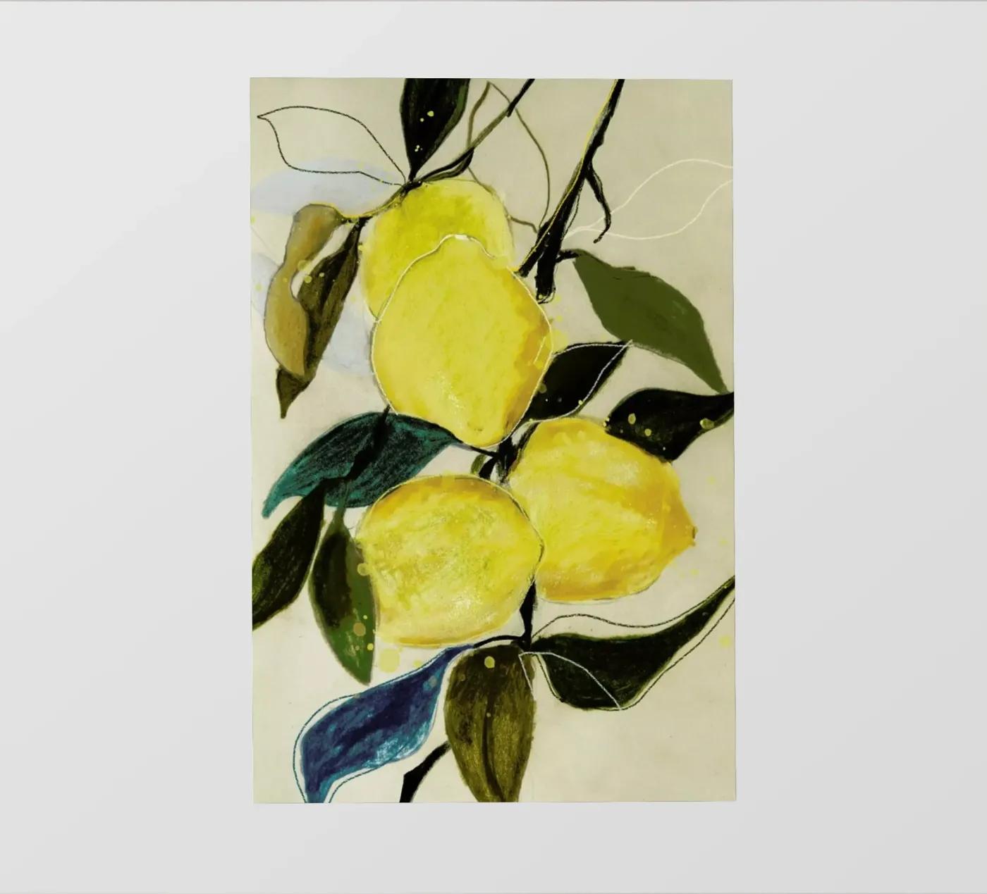 Lemonstudy 1 backlit folie van Leigh Viner