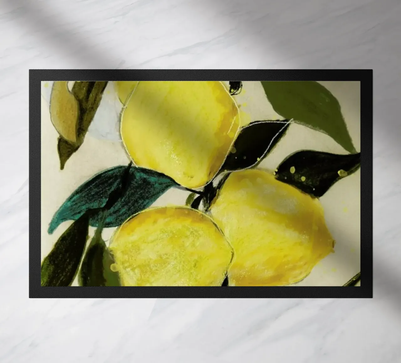 Lemonstudy 1 doormat by Leigh Viner