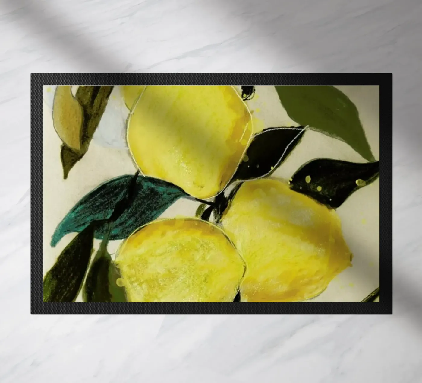 Lemonstudy 1 doormat by Leigh Viner