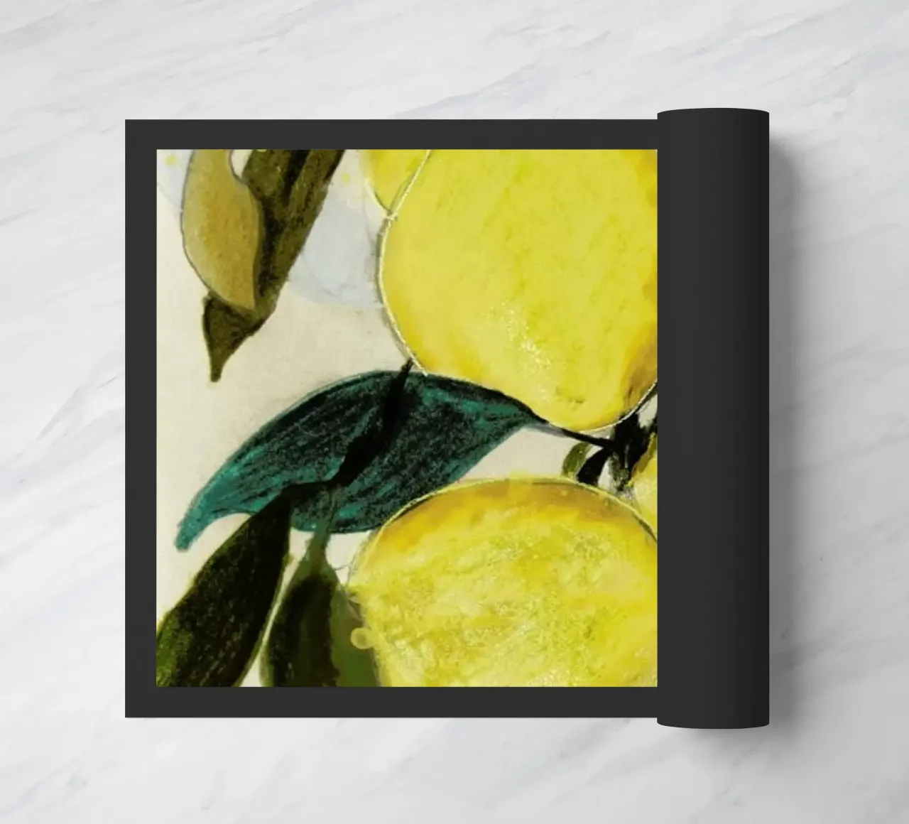 Lemonstudy 1 doormat by Leigh Viner