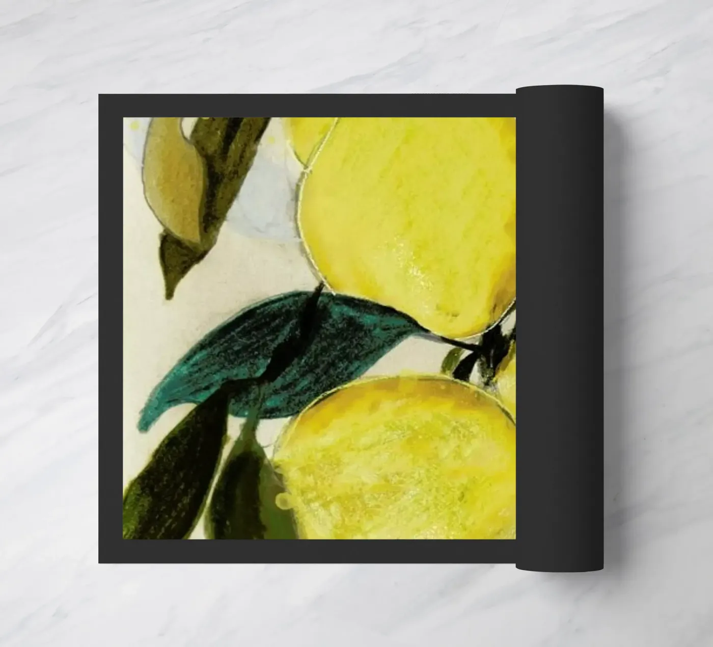 Lemonstudy 1 doormat by Leigh Viner