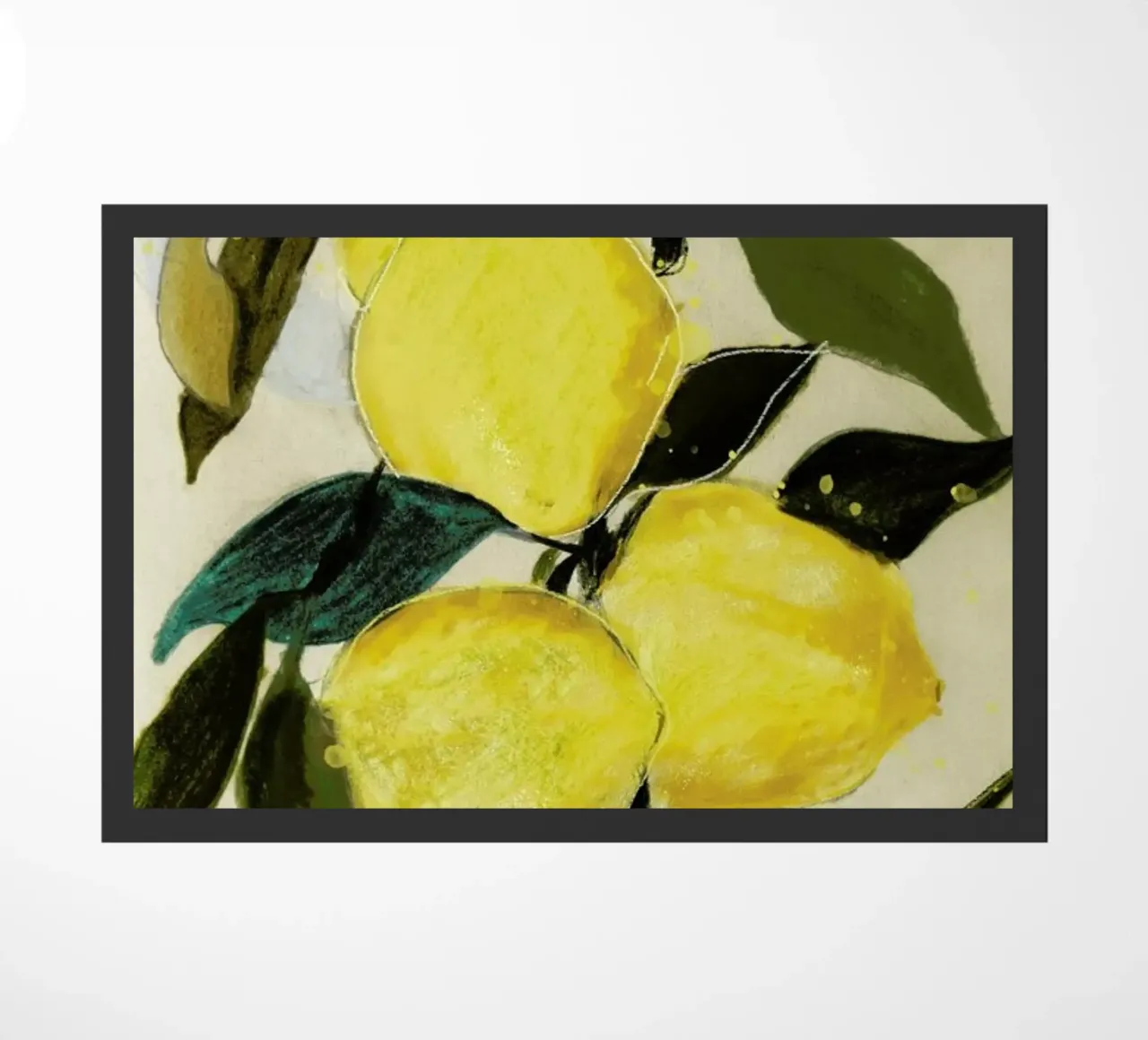 Lemonstudy 1 doormat by Leigh Viner