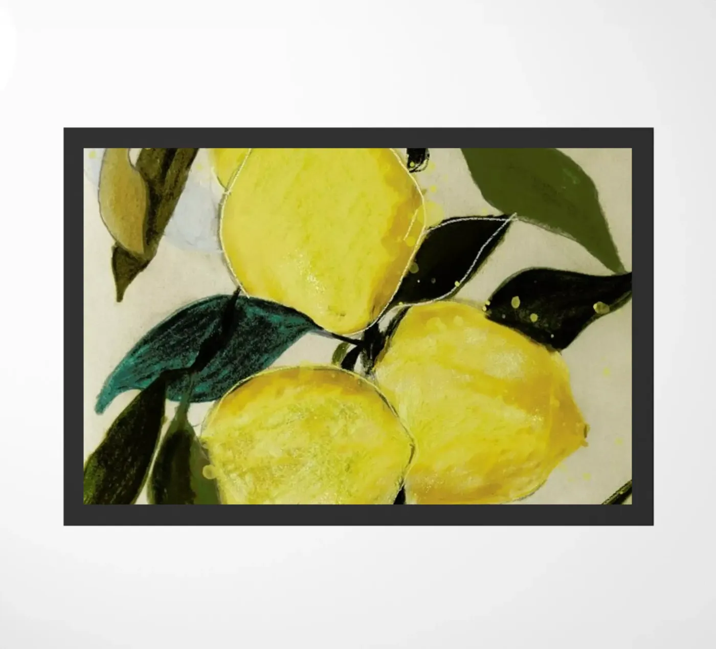 Lemonstudy 1 doormat by Leigh Viner