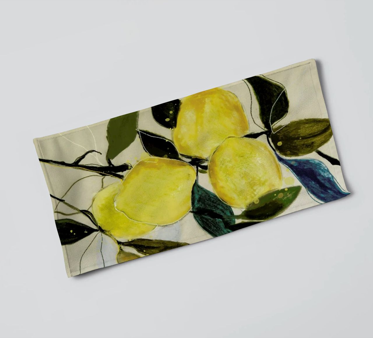 Lemonstudy 1 Handtuch von Leigh Viner