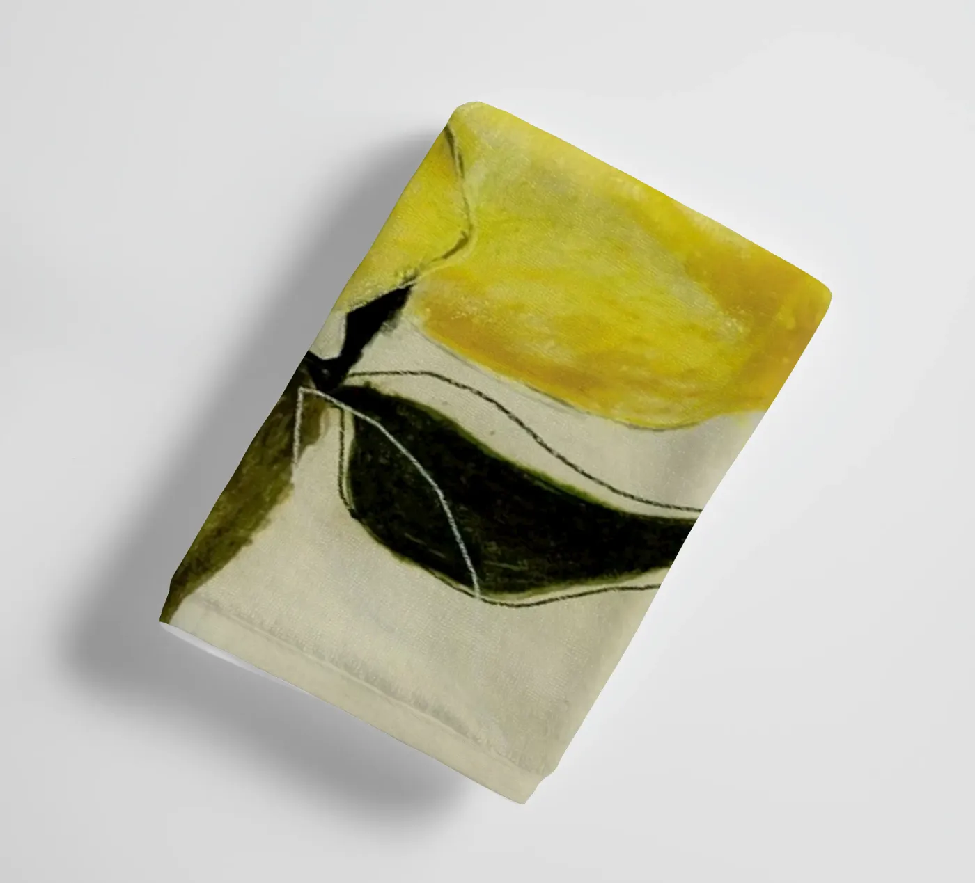 Lemonstudy 1 badhanddoek van Leigh Viner