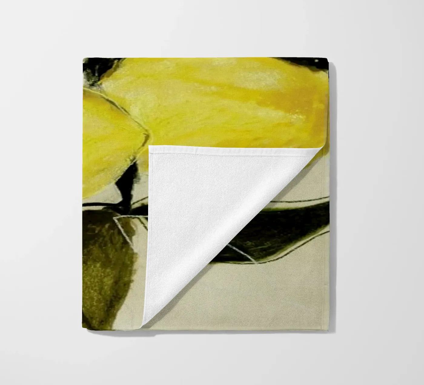 Lemonstudy 1 strandhanddoek van Leigh Viner