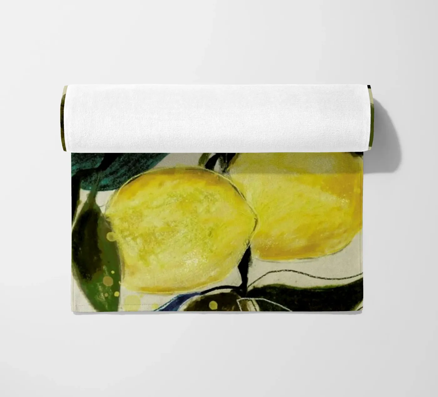 Lemonstudy 1 strandhanddoek van Leigh Viner