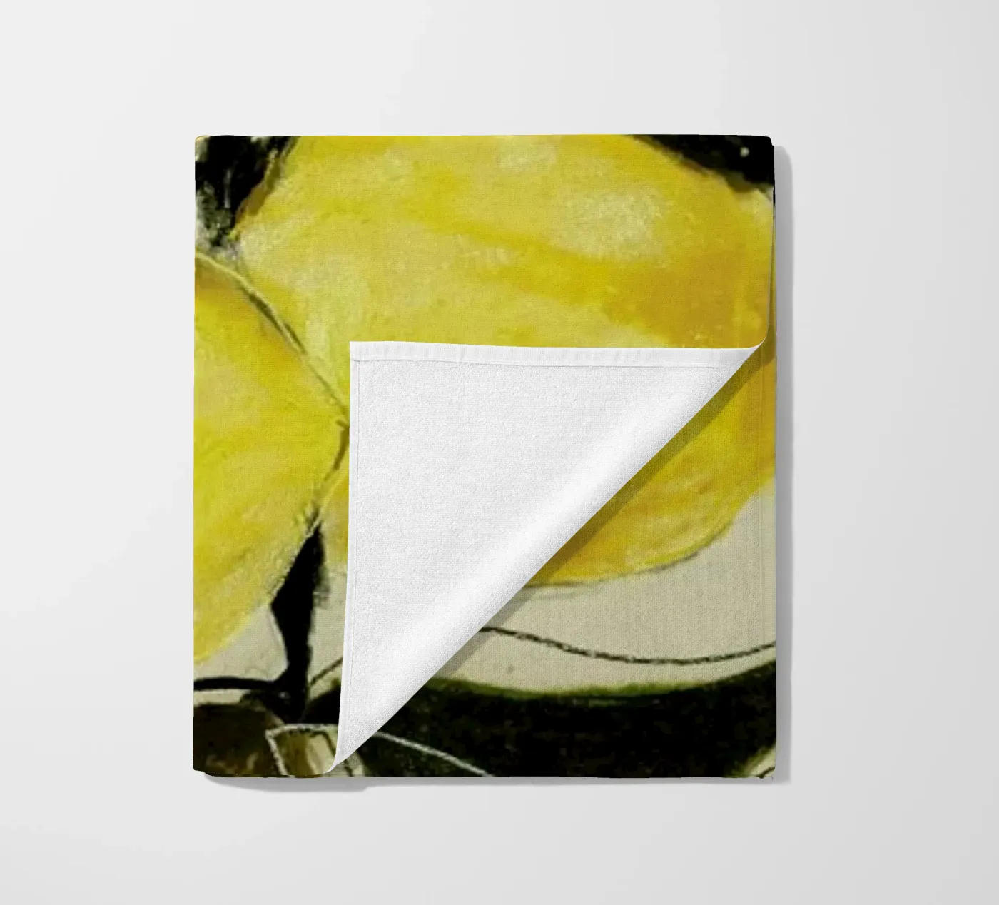 Lemonstudy 1 Strandtuch von Leigh Viner