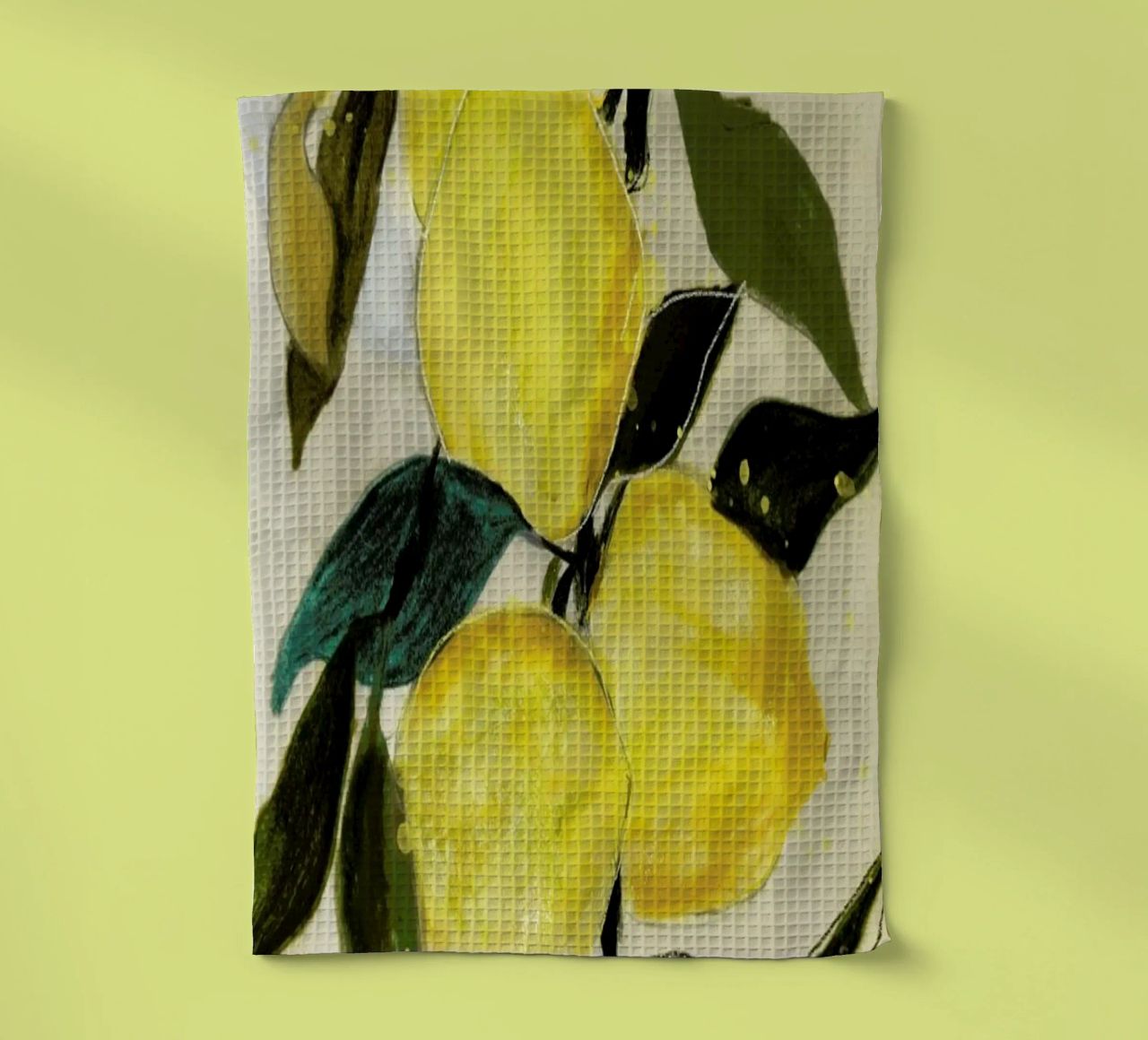 Lemonstudy 1 Geschirrtuch von Leigh Viner