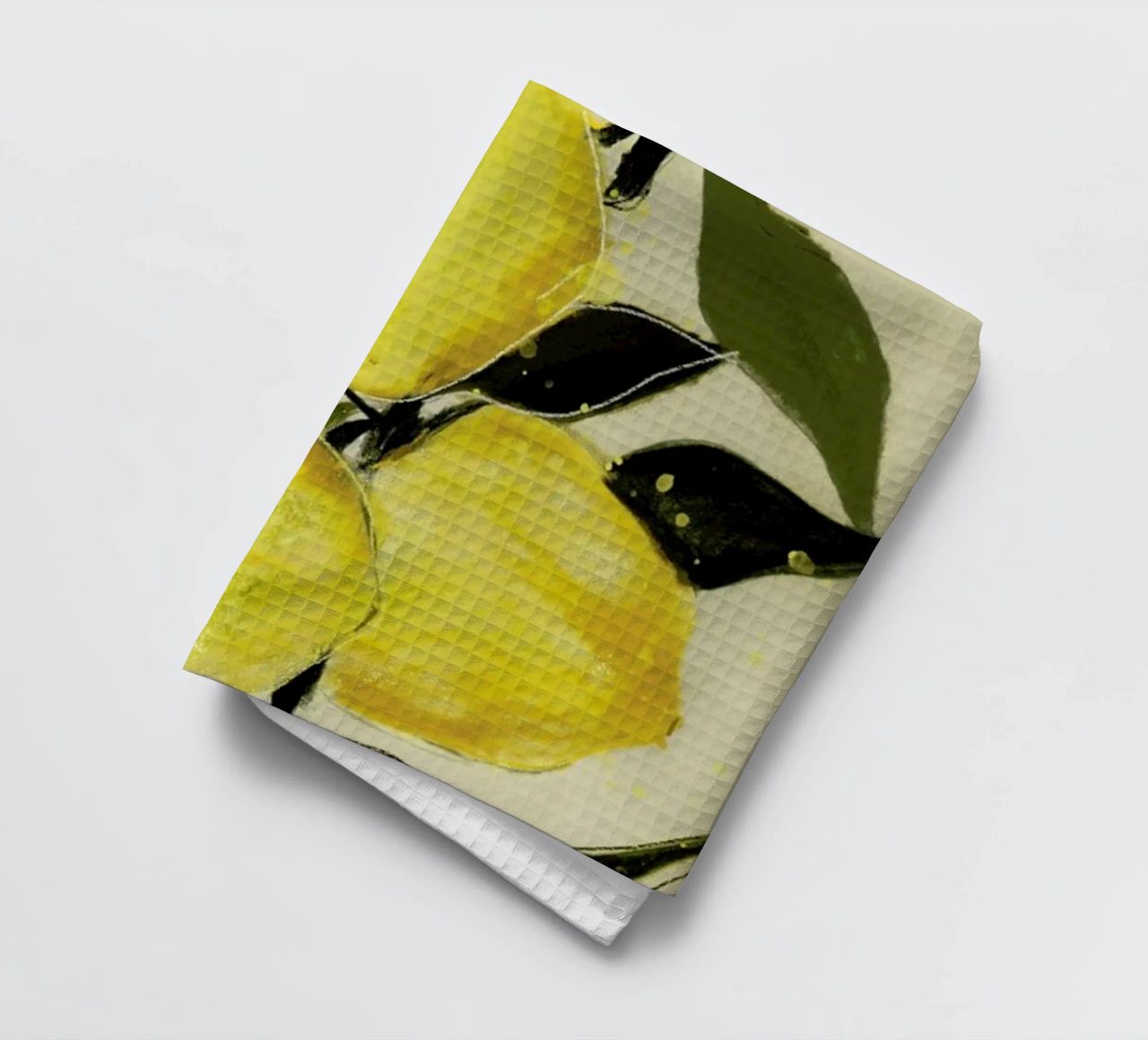 Lemonstudy 1 Geschirrtuch von Leigh Viner