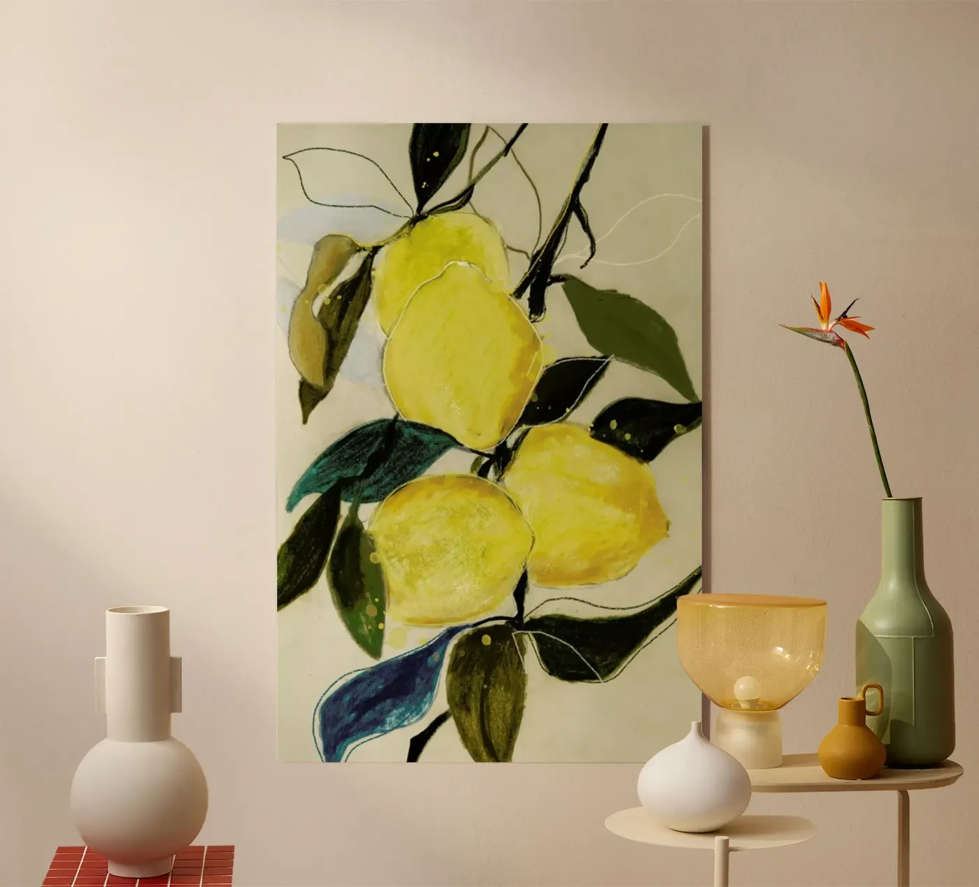 Lemonstudy 1 plexiglas de Leigh Viner