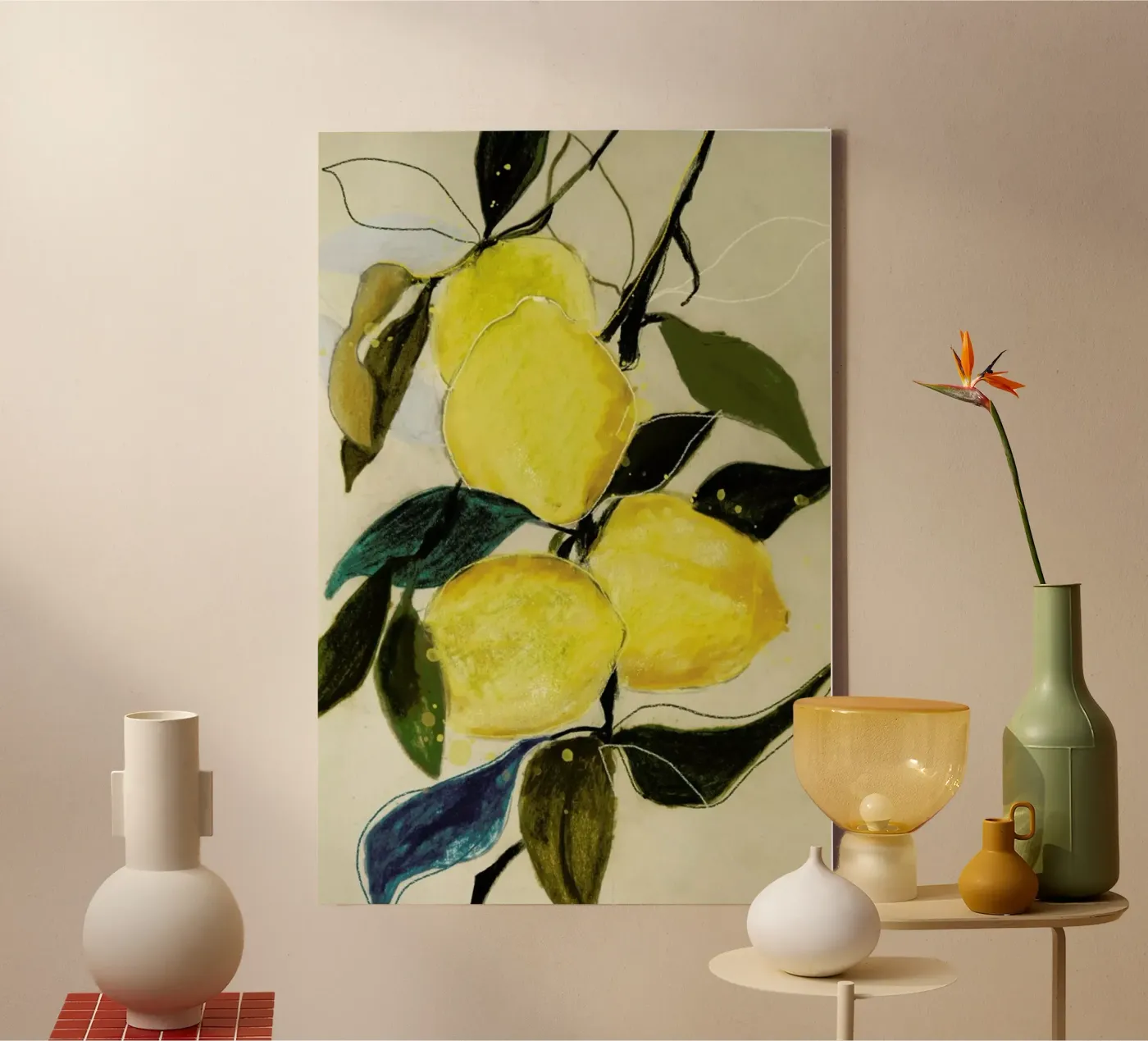 Lemonstudy 1 tela da Leigh Viner