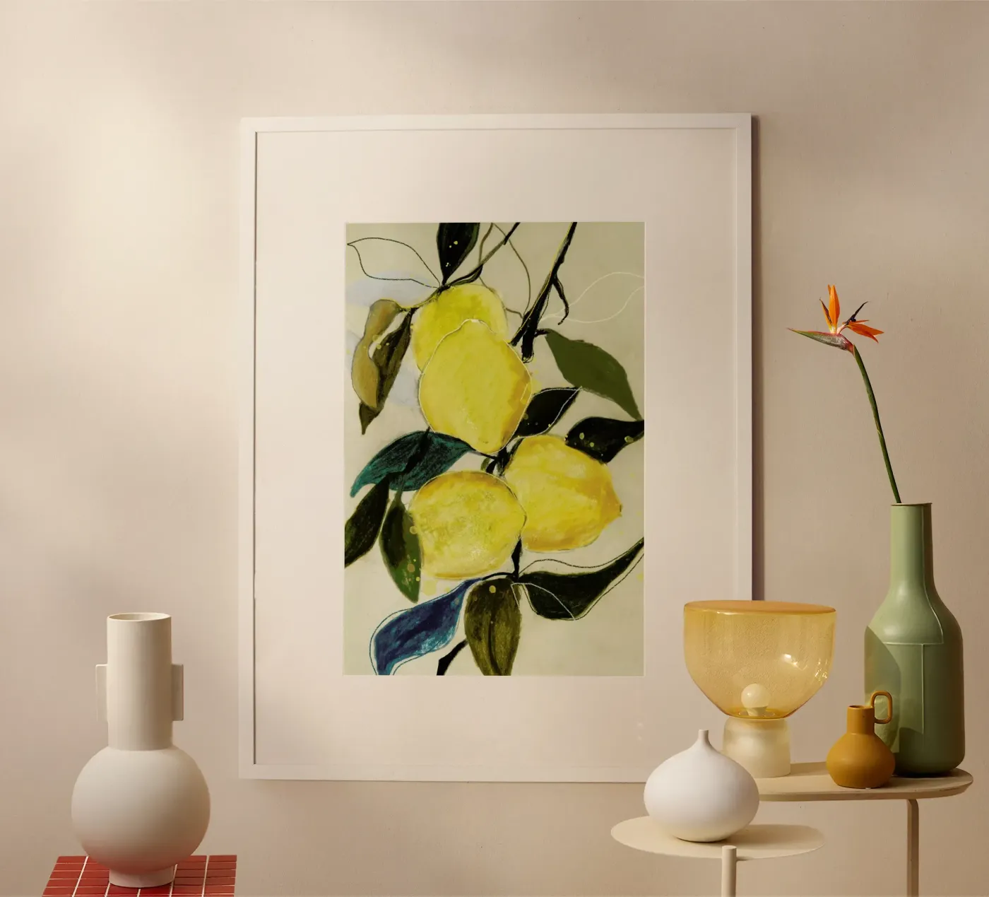 Lemonstudy 1 Poster von Leigh Viner