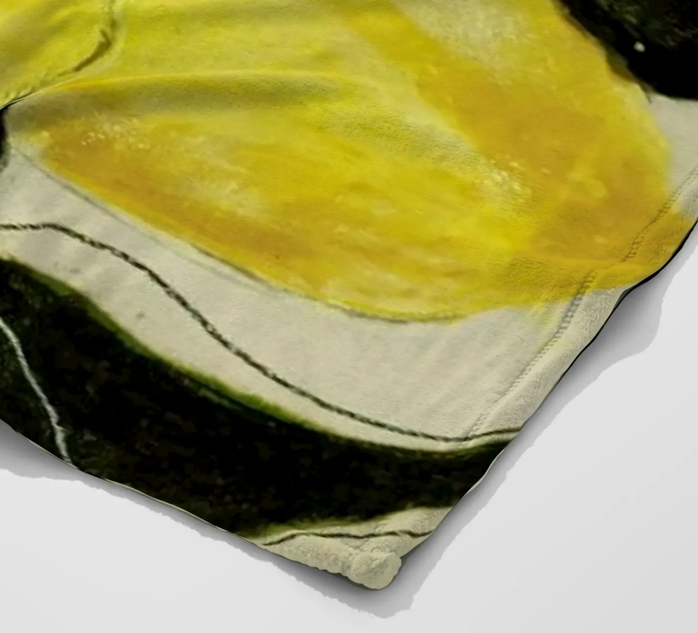 Lemonstudy 1 Fleecedecke von Leigh Viner