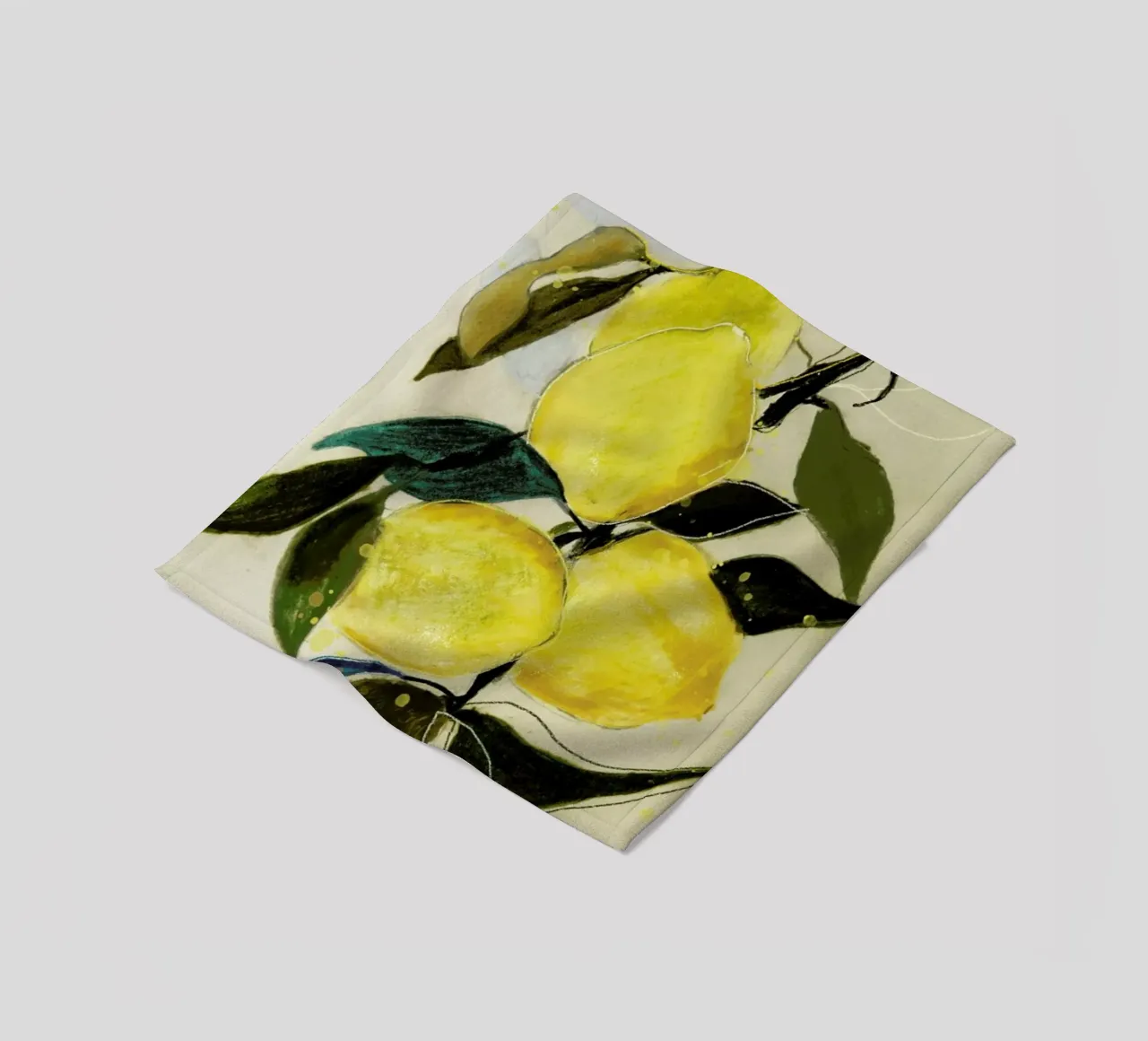 Lemonstudy 1 Fleecedecke von Leigh Viner