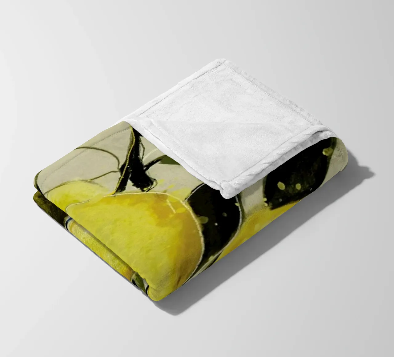 Lemonstudy 1 Fleecedecke von Leigh Viner