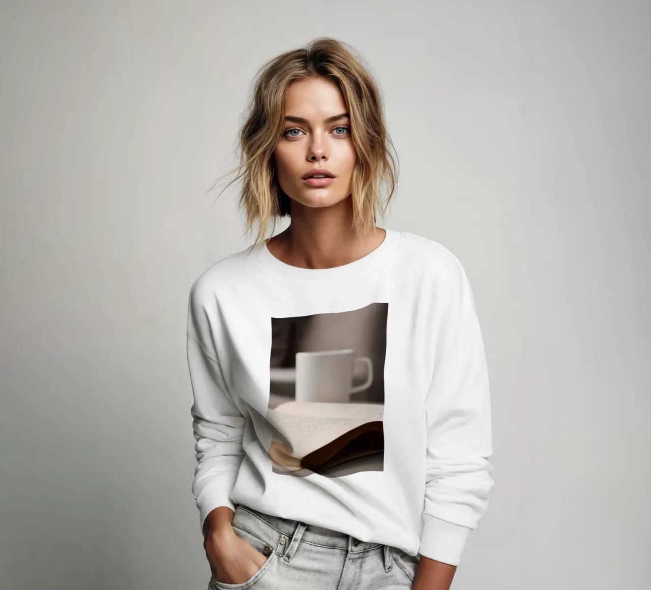 Caffè con libro felpa da Aiden Garcia