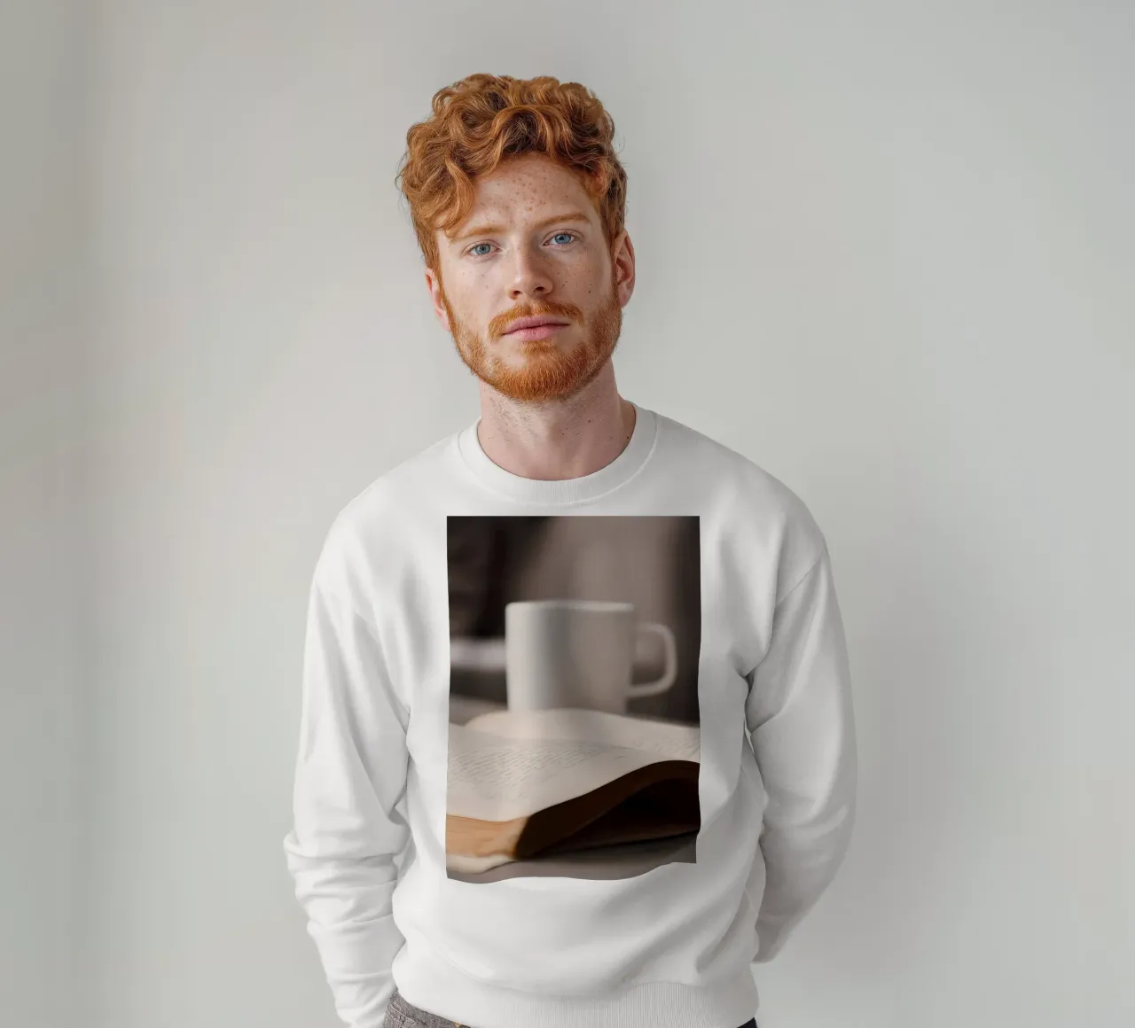 Caffè con libro felpa da Aiden Garcia