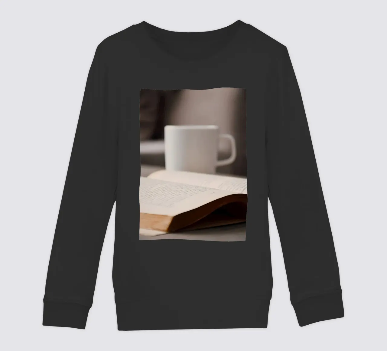 Caffè con libro felpa bambino da Aiden Garcia