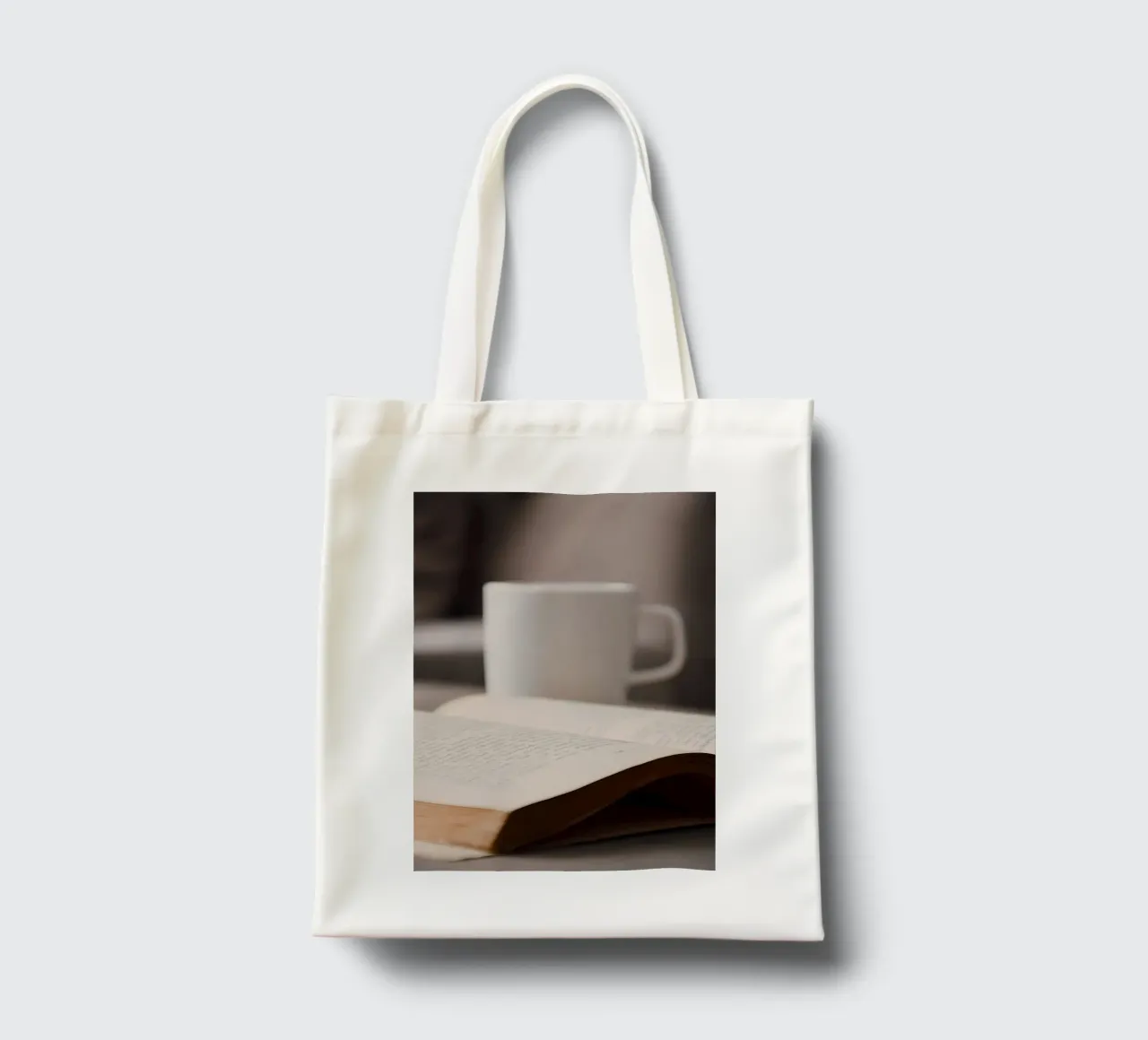 Caffè con libro borsa in juta da Aiden Garcia