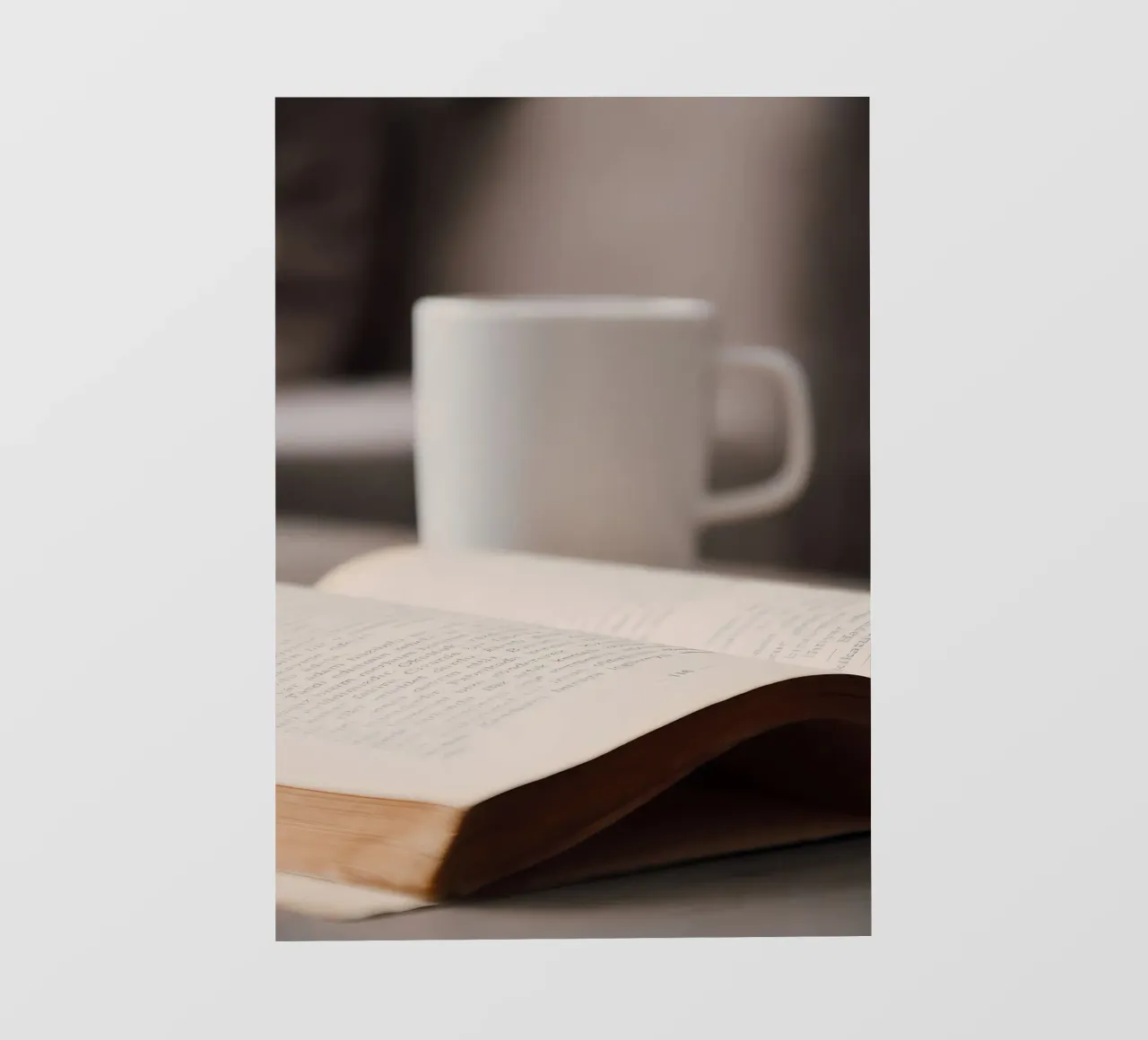 Caffè con libro telo in pvc da Aiden Garcia