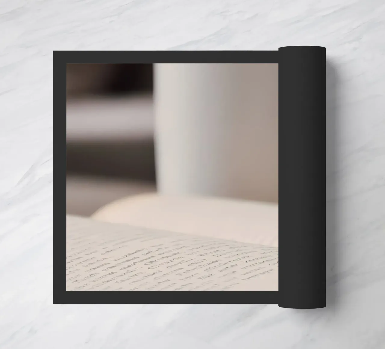 Caffè con libro zerbino da Aiden Garcia