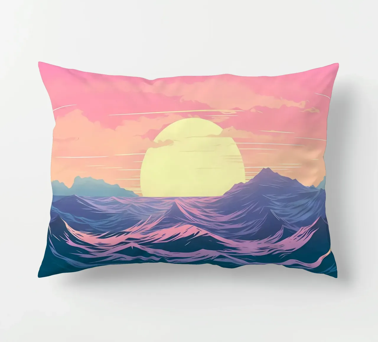 Mare Tramonto Retro cuscino da Bartosz Powalka