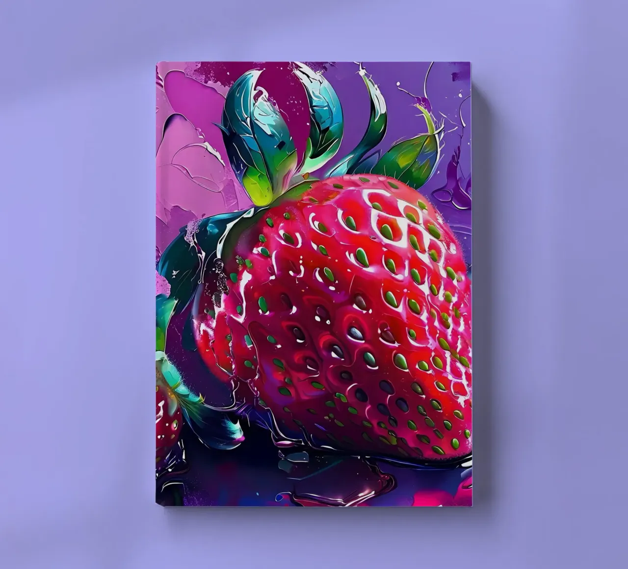 Strawberry_1 notebook by Pink- und LoveArt by LK