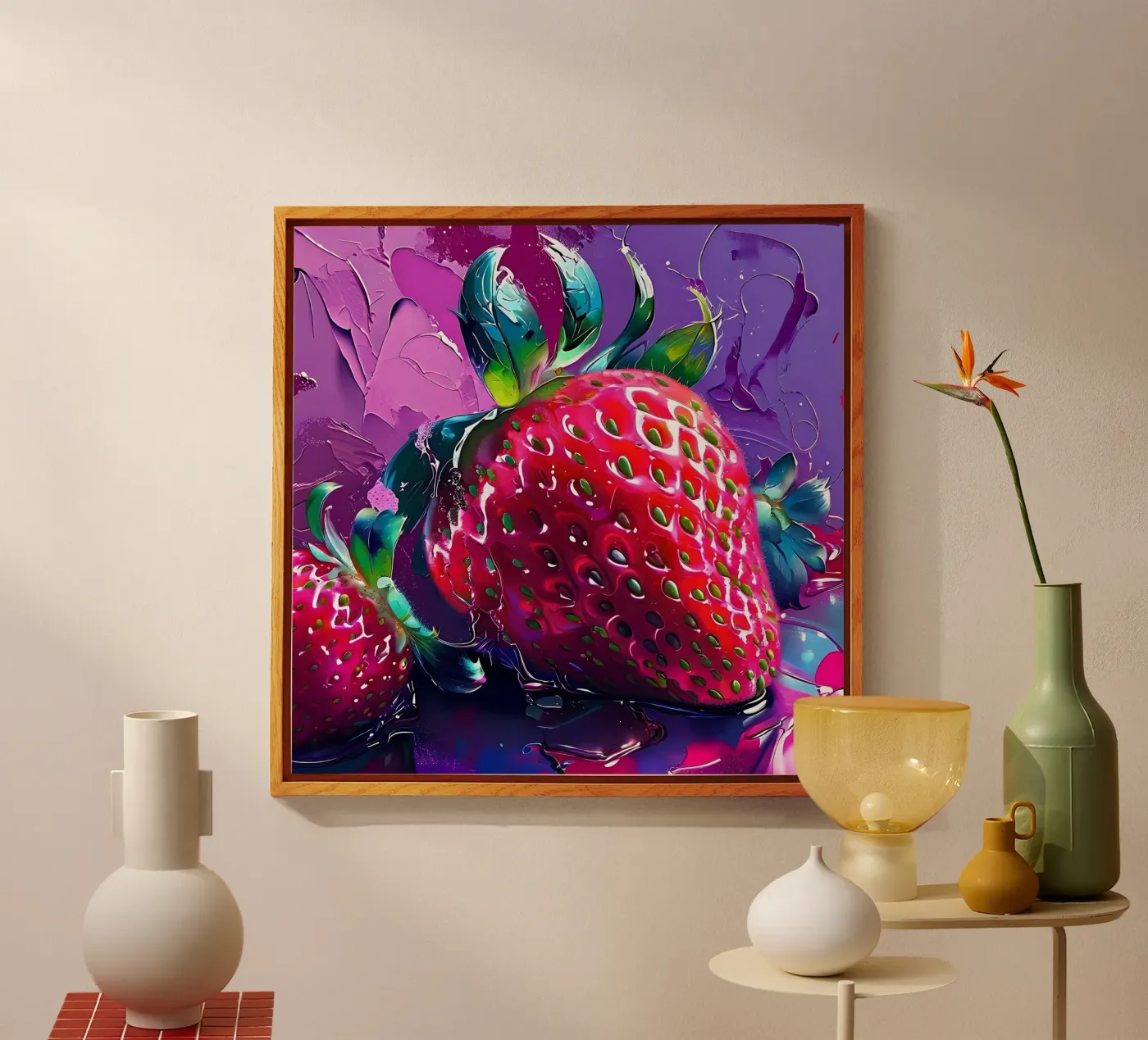 Fragola_1 plexiglass da Pink- und LoveArt by LK