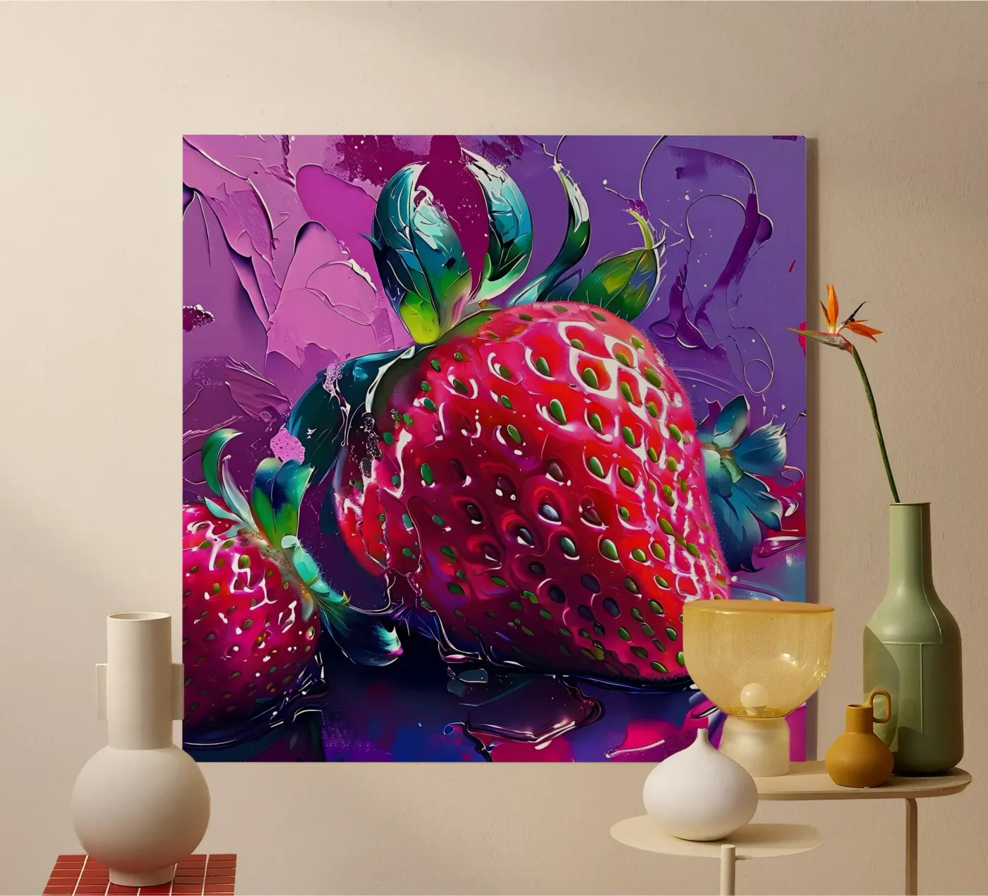 Fragola_1 plexiglass da Pink- und LoveArt by LK