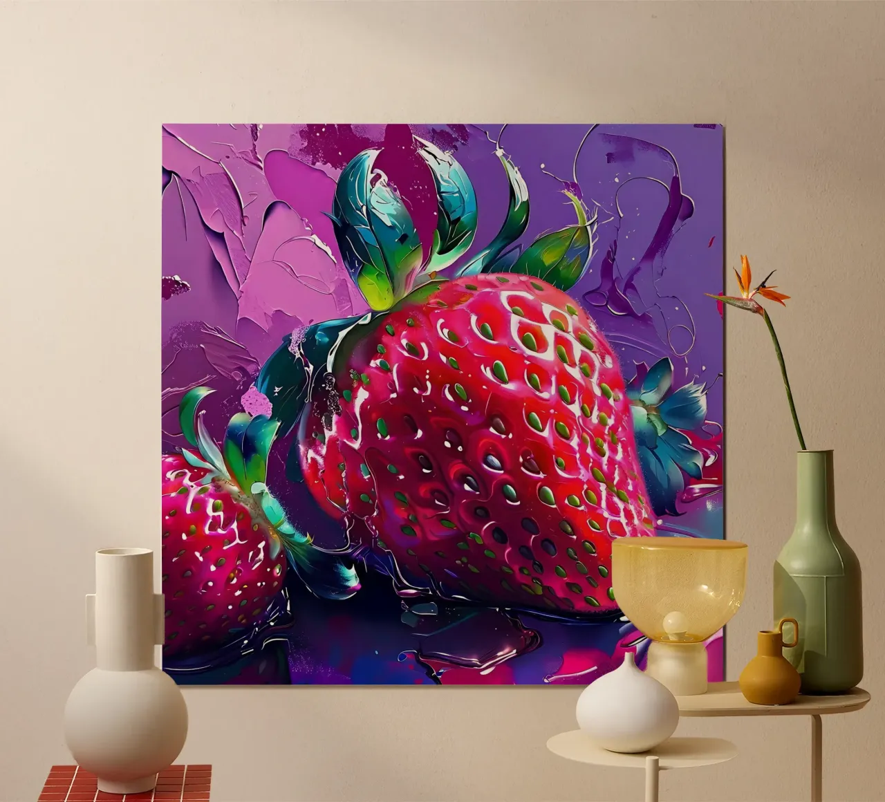 Fragola_1 poster da Pink- und LoveArt by LK