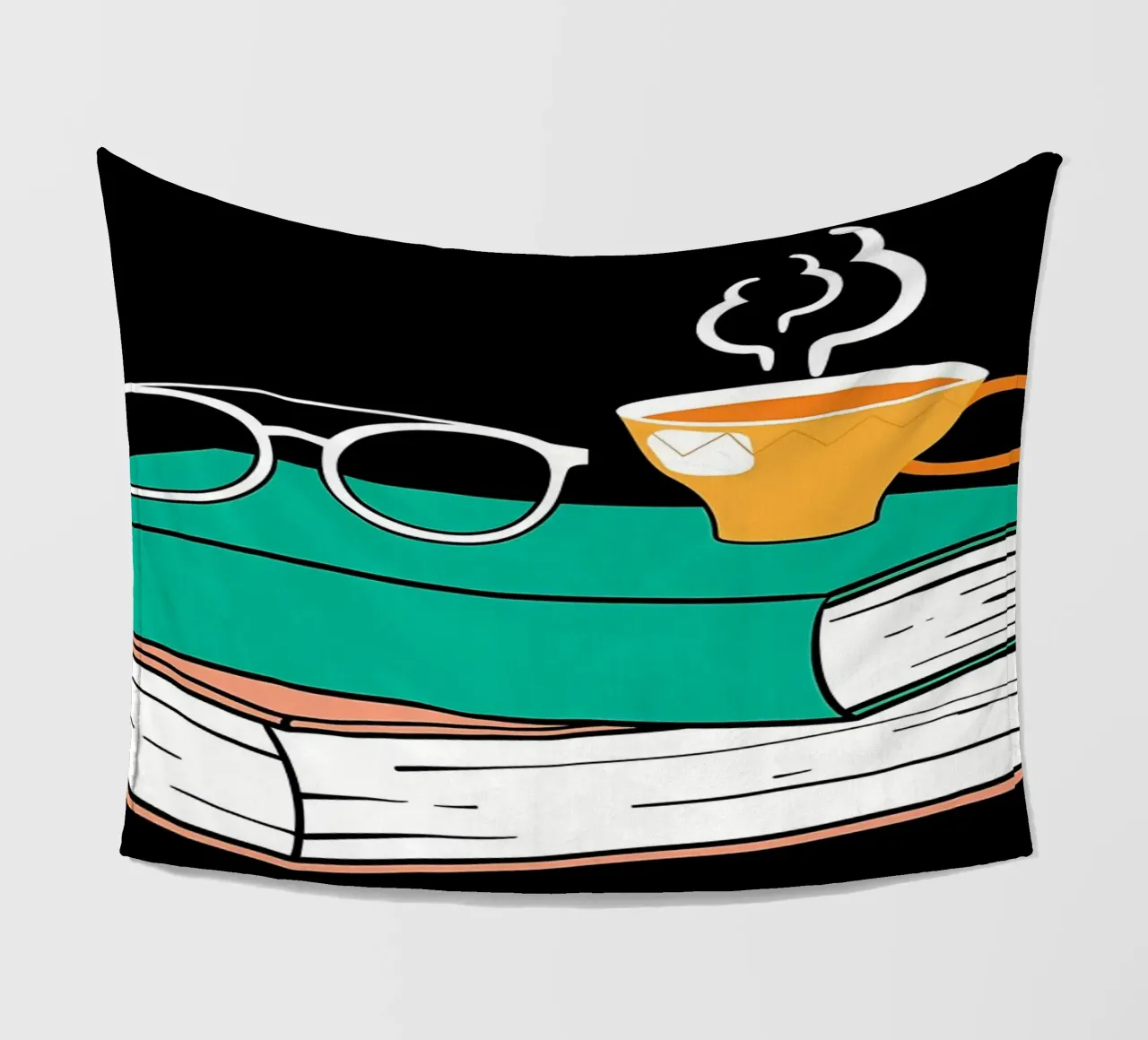Bücher lesen Fleecedecke von Aiden Garcia