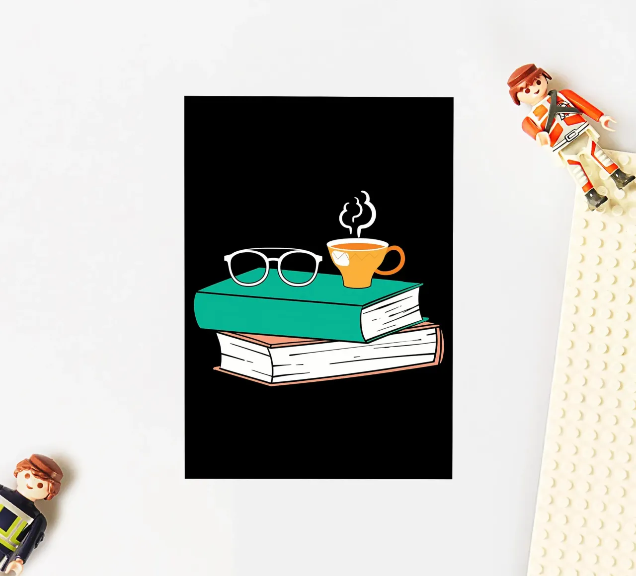 Lire des livres autocollant de Aiden Garcia
