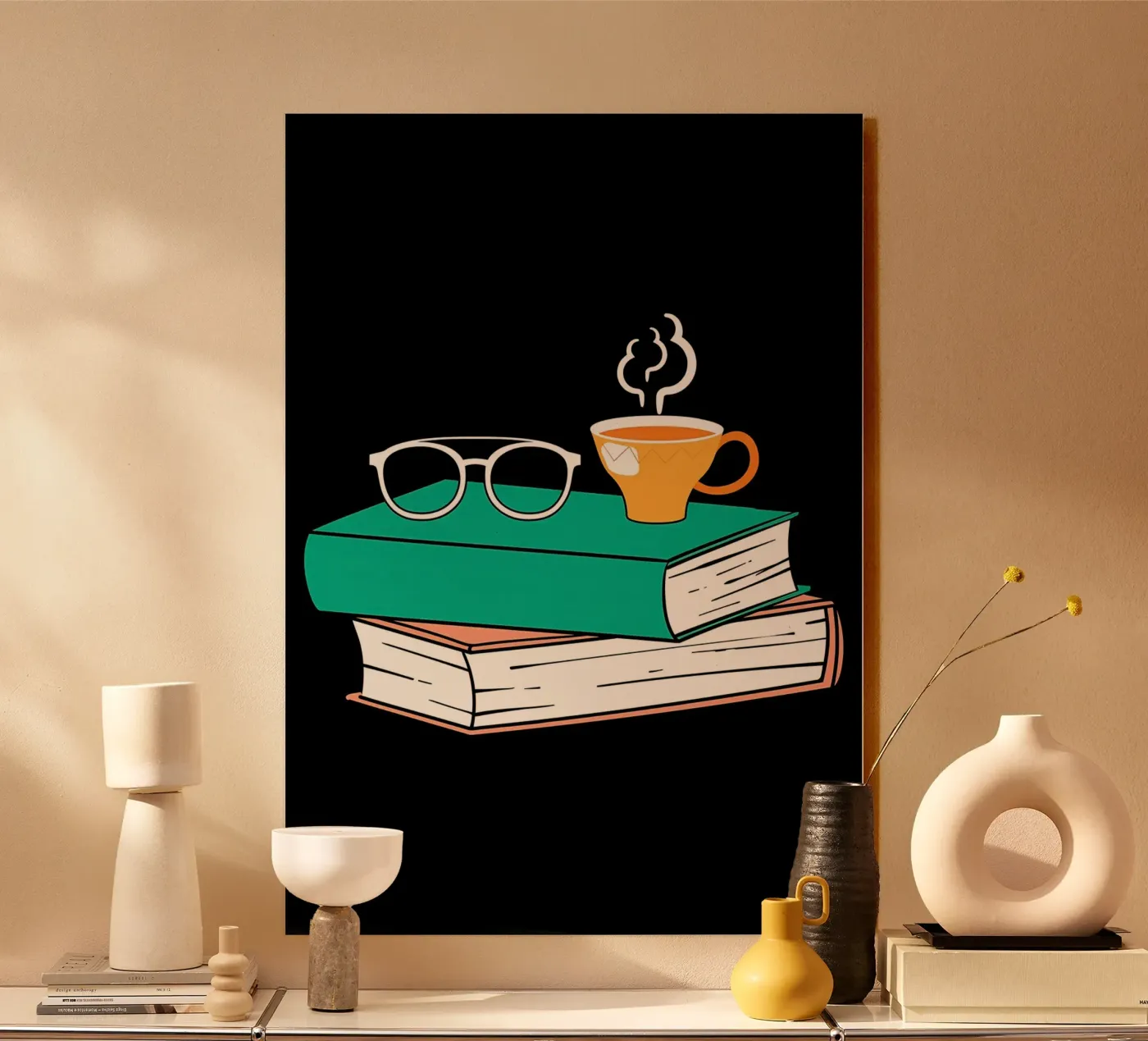 Bücher lesen Acryl-Glas von Aiden Garcia