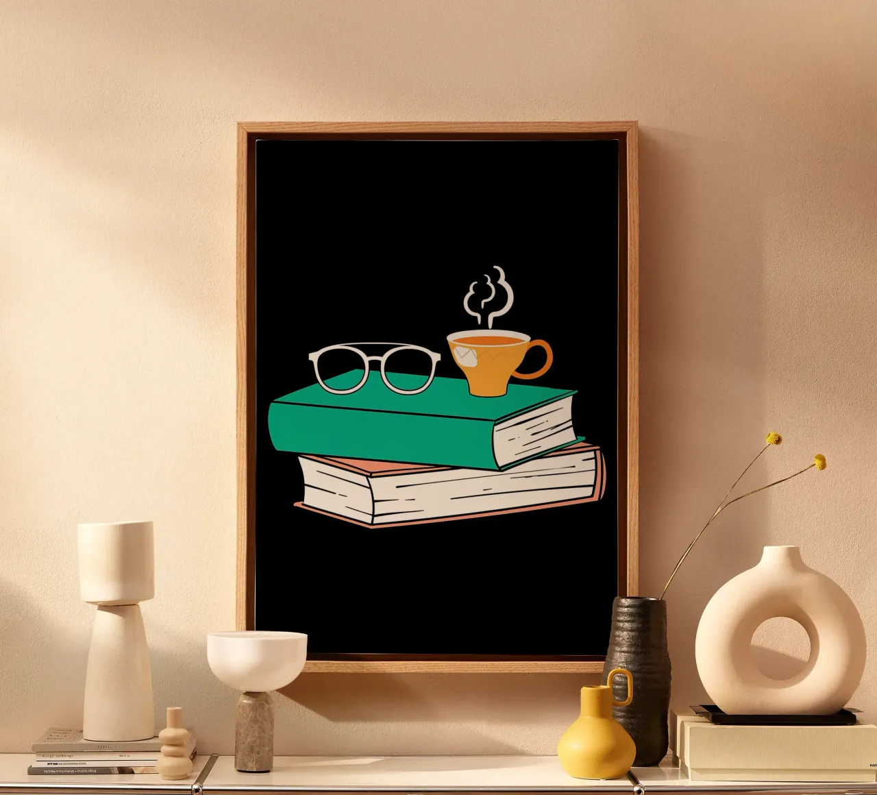 Bücher lesen Leinwand von Aiden Garcia