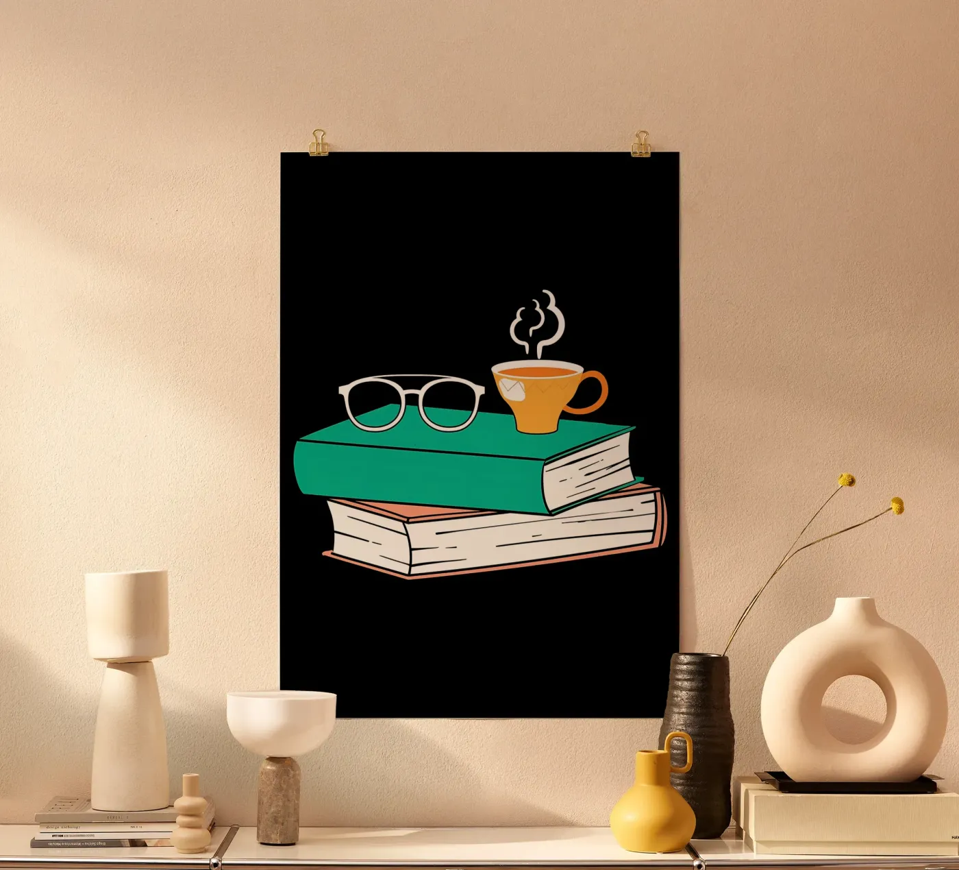 Reading Books poster da Aiden Garcia