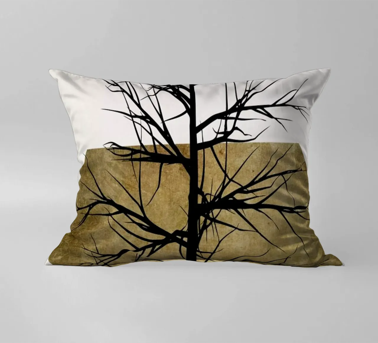 In The Wild Gold decorative cushion by Kubistika