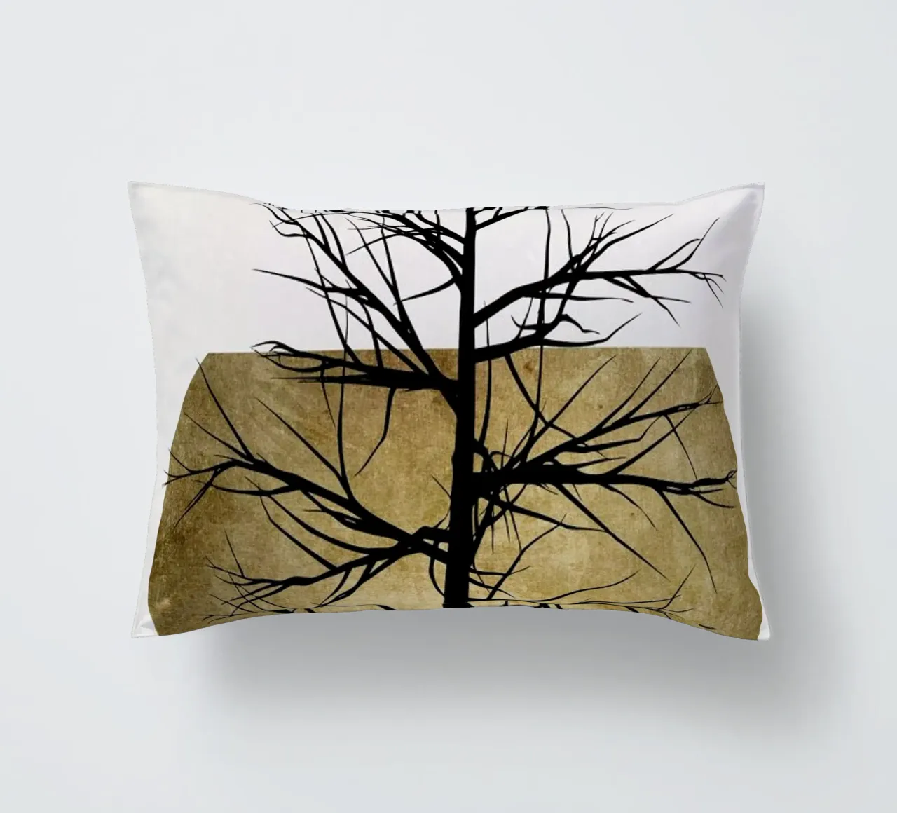 In The Wild Gold decorative cushion by Kubistika
