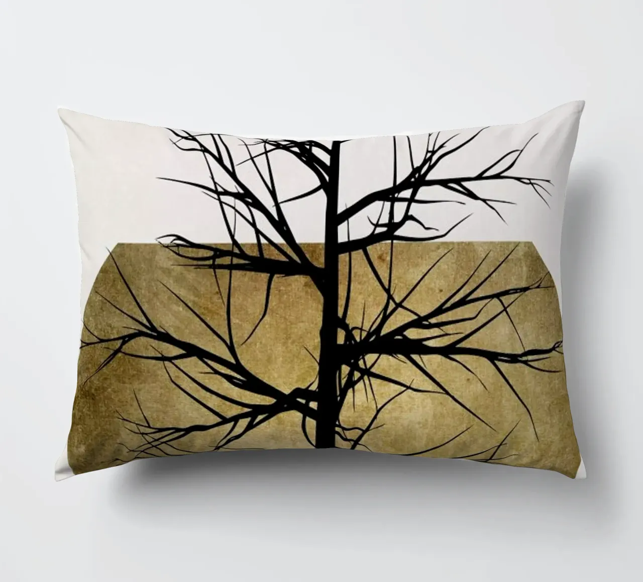 In The Wild Gold decorative cushion by Kubistika