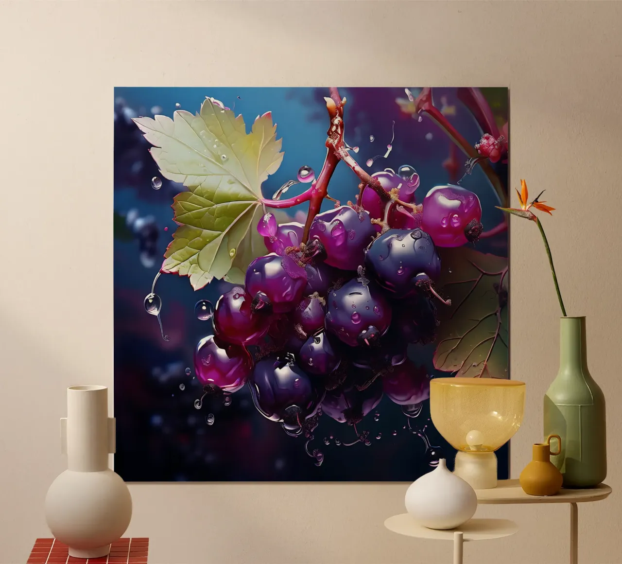 Johannisbeeren_1 poster da Pink- und LoveArt by LK