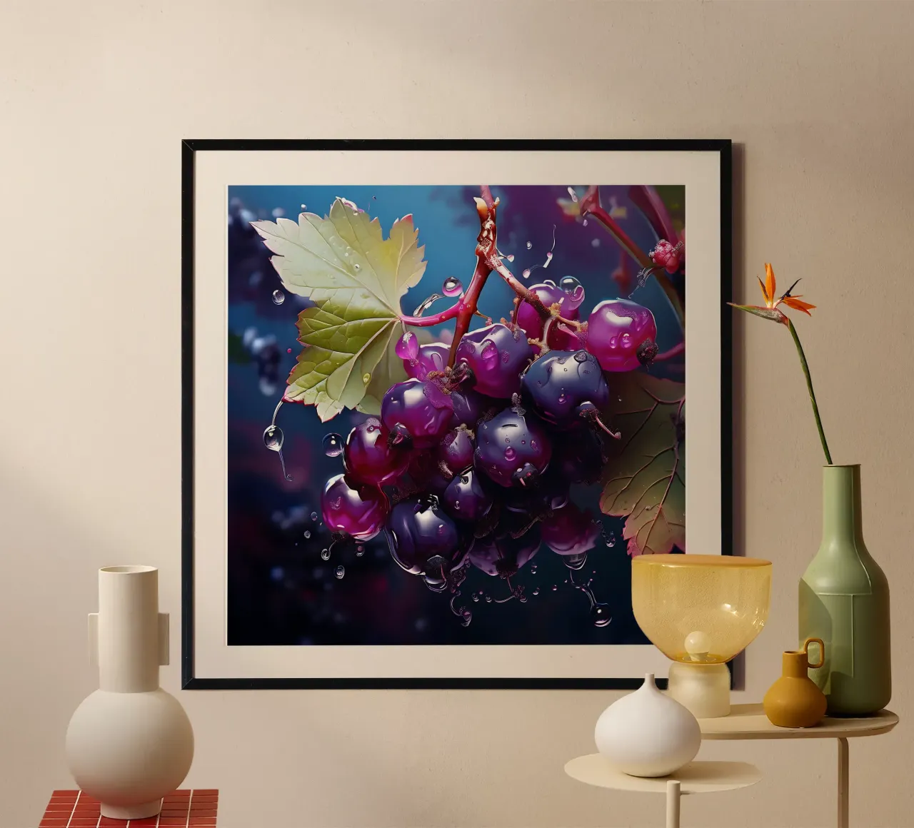 Johannisbeeren_1 poster da Pink- und LoveArt by LK