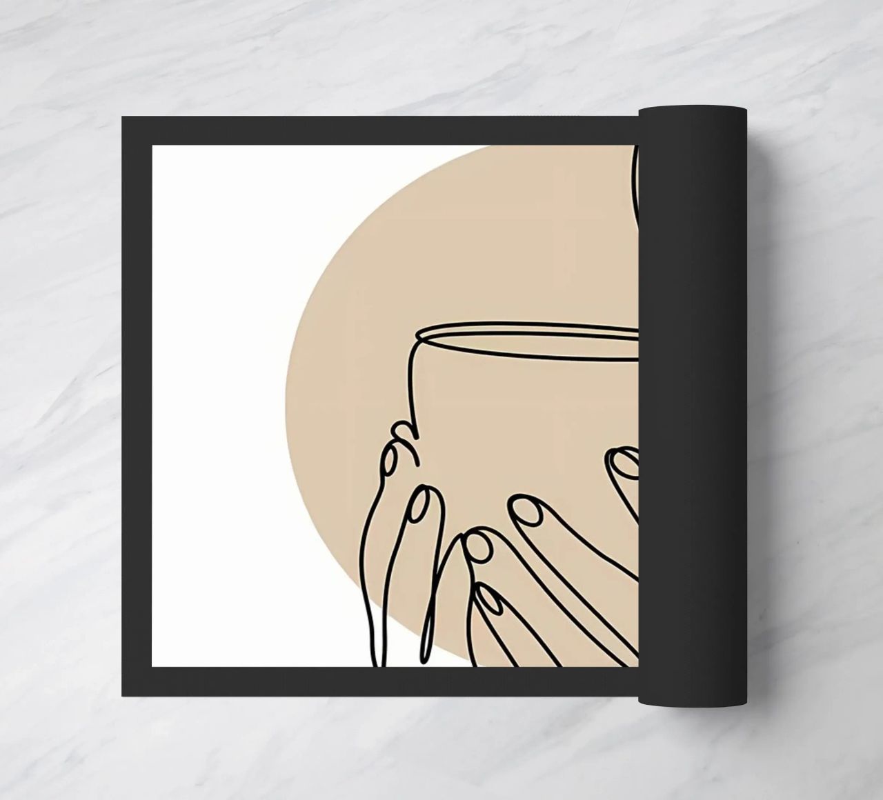 Arte in linea del caffè zerbino da Aiden Garcia