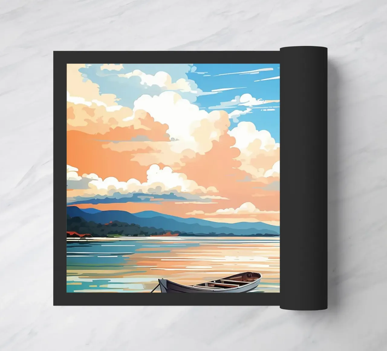 Pittura ad olio di Lombok zerbino da Bartosz Powalka