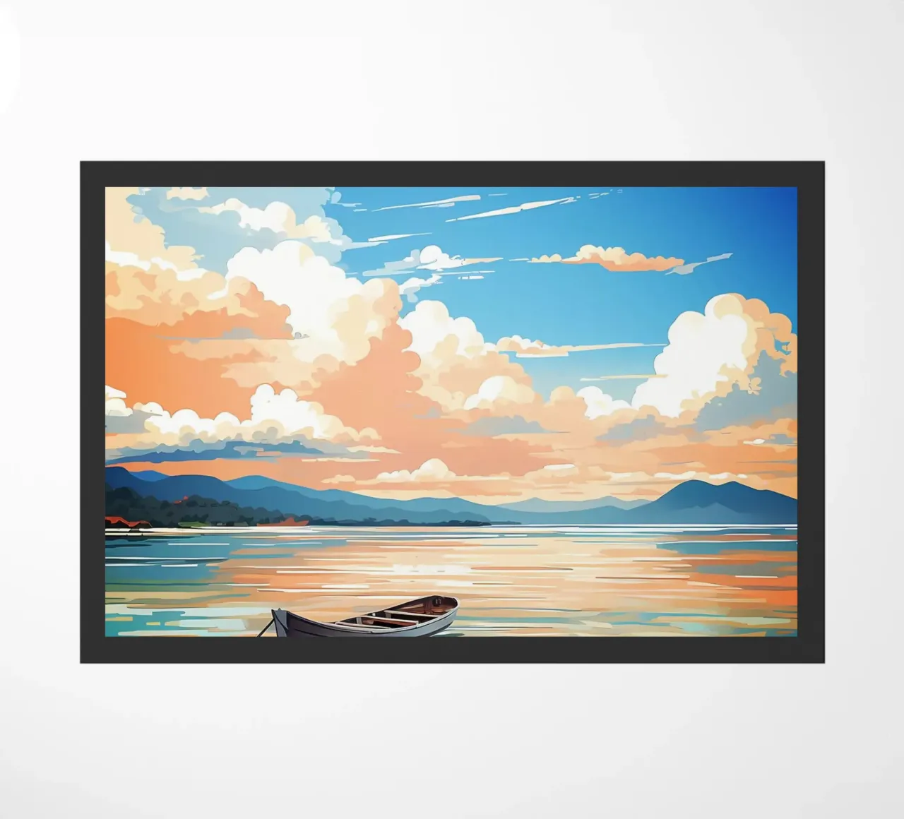 Pittura ad olio di Lombok zerbino da Bartosz Powalka