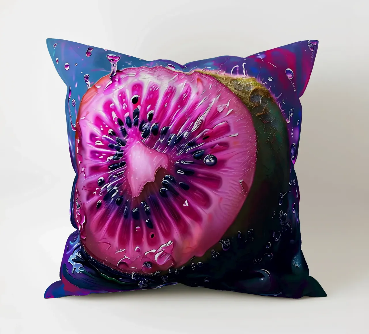 Kiwi_1 cuscino da Pink- und LoveArt by LK