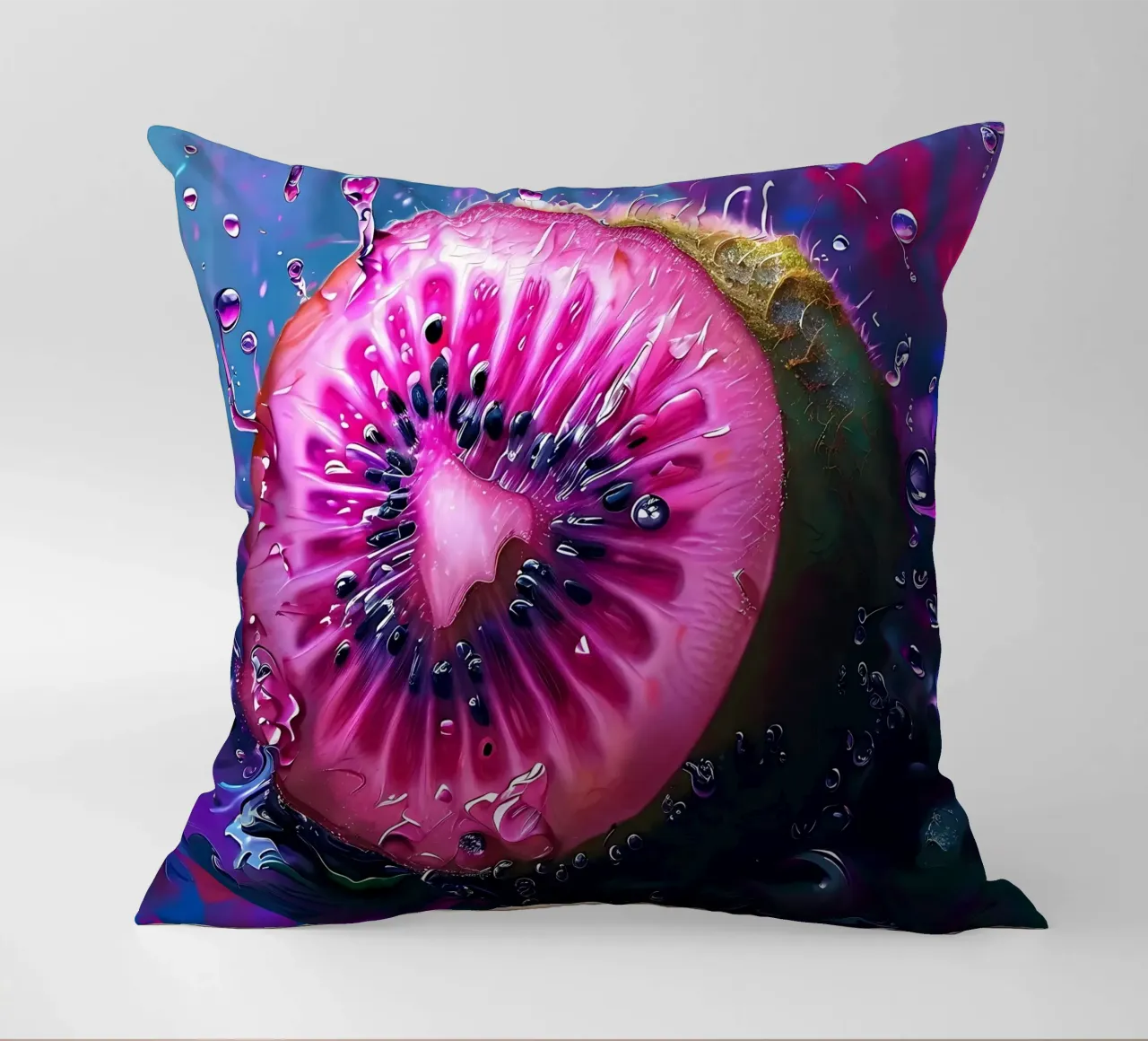 Kiwi_1 cuscino da Pink- und LoveArt by LK