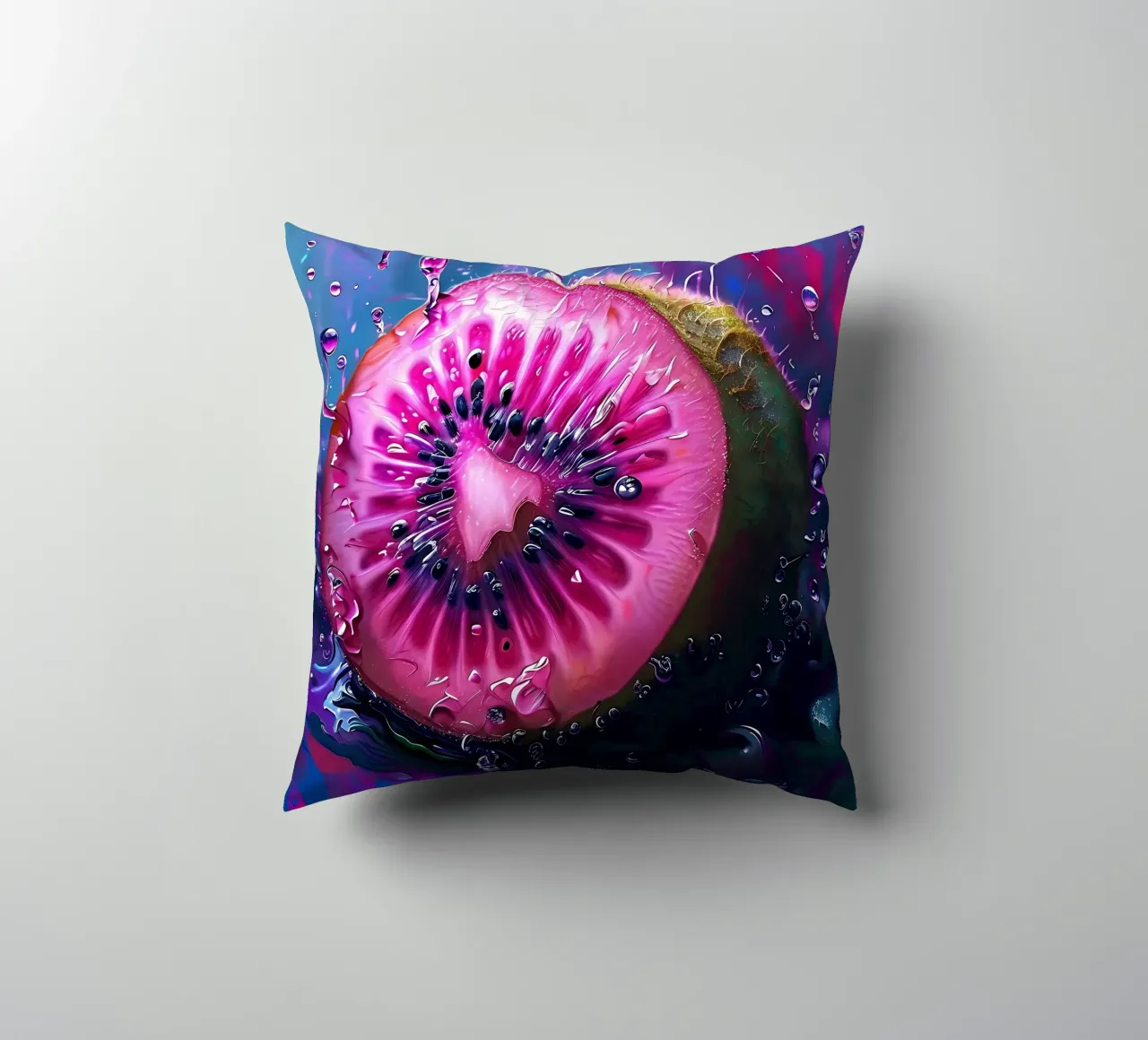 Kiwi_1 cuscino da Pink- und LoveArt by LK