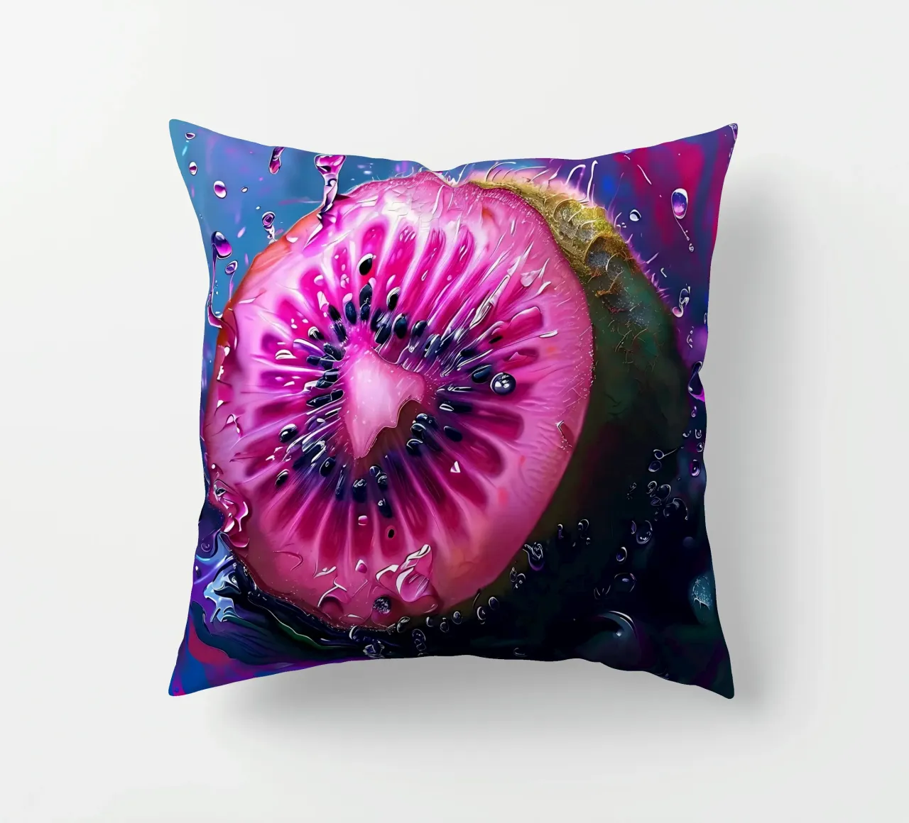 Kiwi_1 cuscino da Pink- und LoveArt by LK