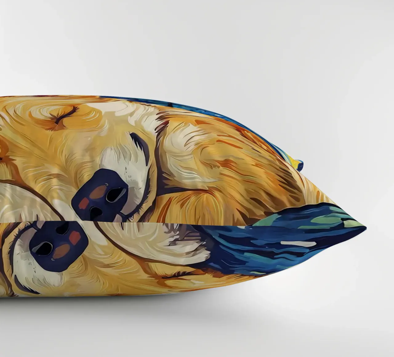 Corgi nella notte stellata cuscino da Adrian Patel