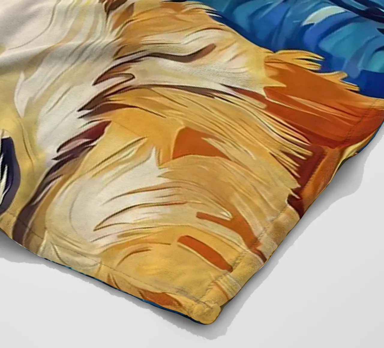 Corgi nella notte stellata coperta in pile da Adrian Patel